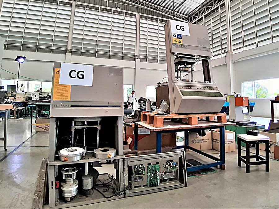 เครื่องรีโอมิเตอร์ Alpha และ Flexsys ของลูกค้าเข้ารับบริการซ่อมบำรุงที่โรงงาน CG